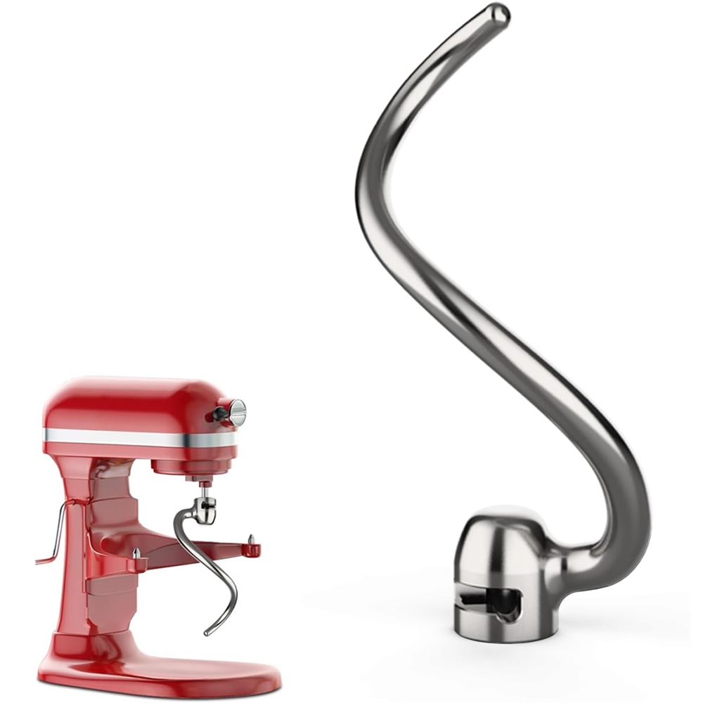 Kitchenaid Mixer Pro 600 - Edelstahl-Knethaken für KitchenAid 5QT-6QT Schüssellift-Standmixer, passend