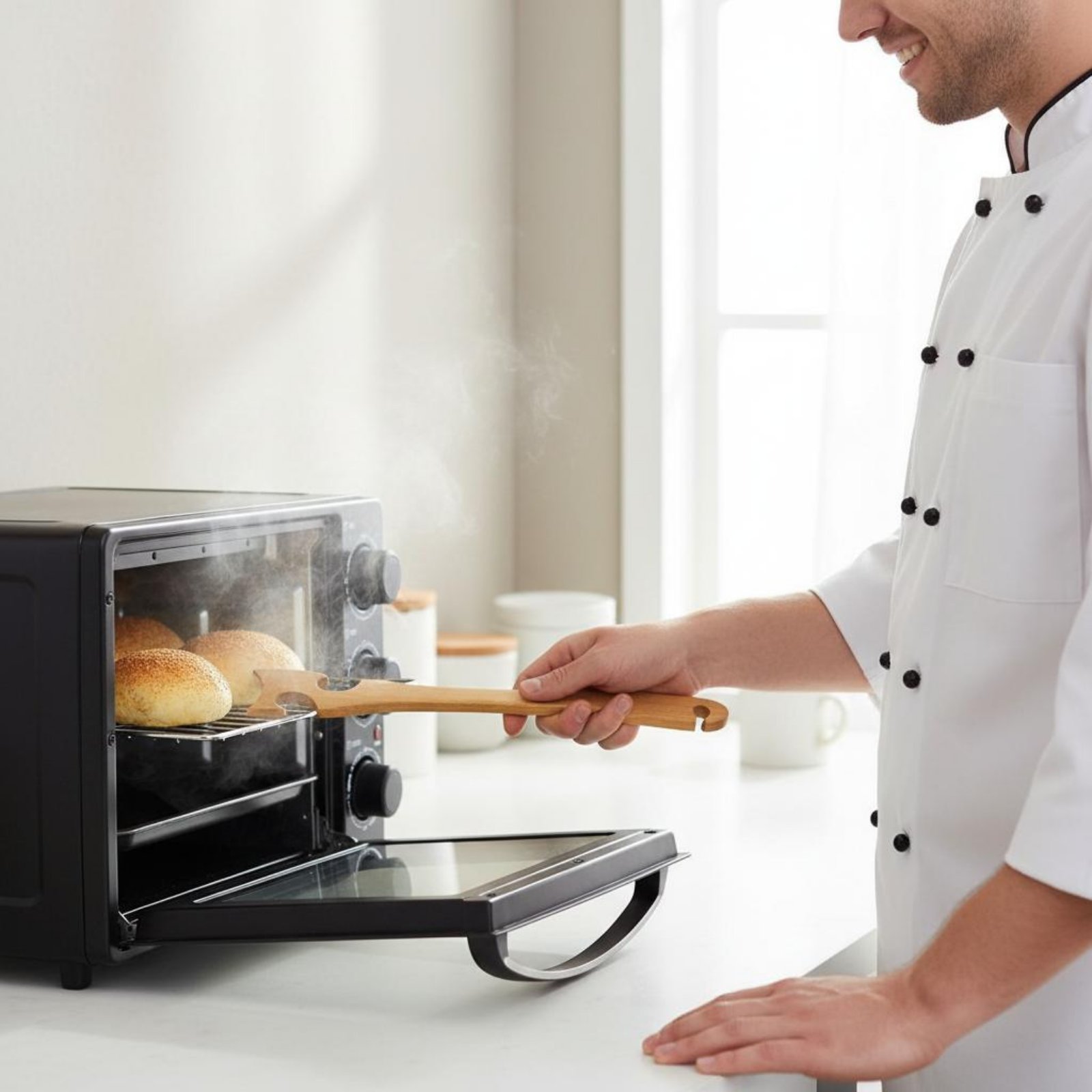 Home Cooking Utensils - Ofengestell-Schiebe- und Ziehwerkzeug, Verbrühungsschutz-Backzubehör, Küchenutensil mit