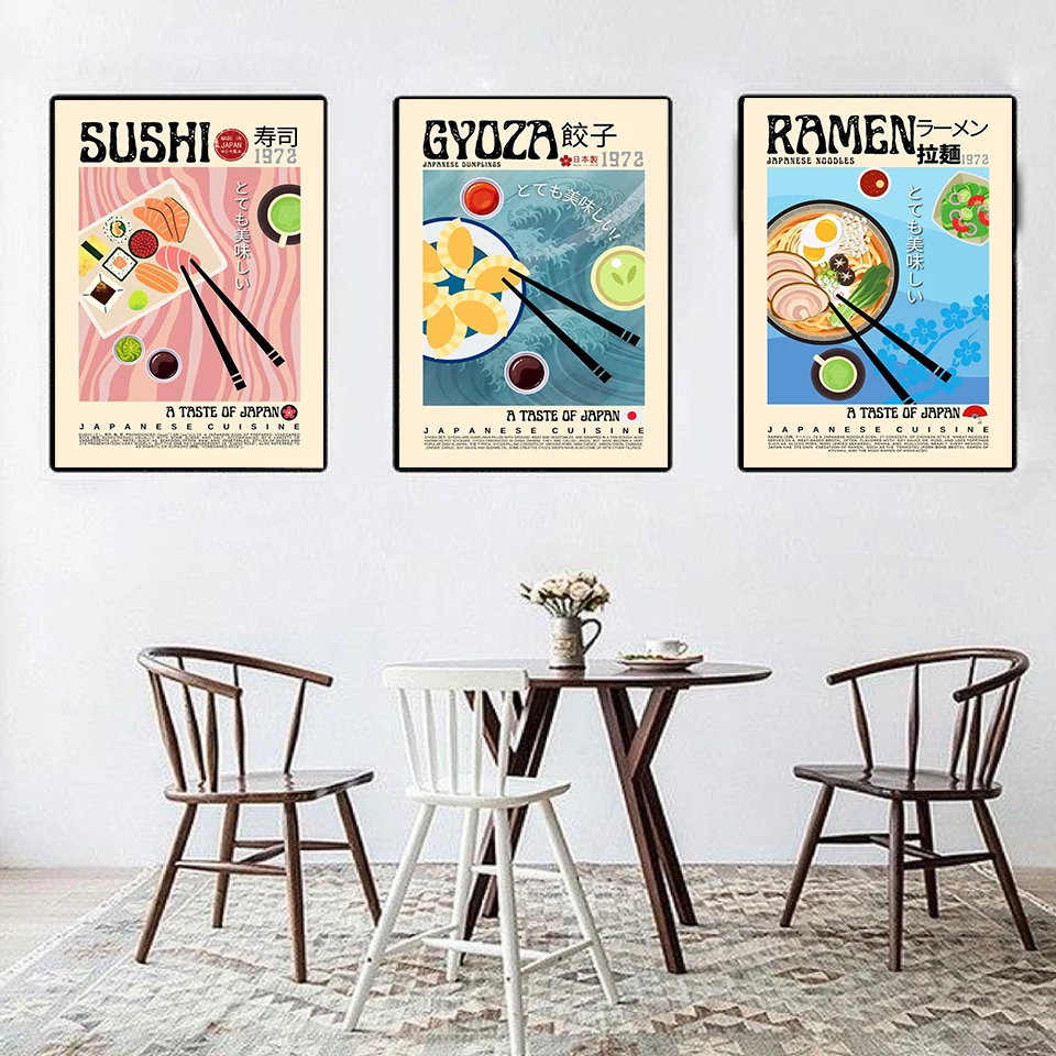 Home Cooking Japanese Food - Asiatische Retro Japanische Koreanische Vintage-Essen Moderne