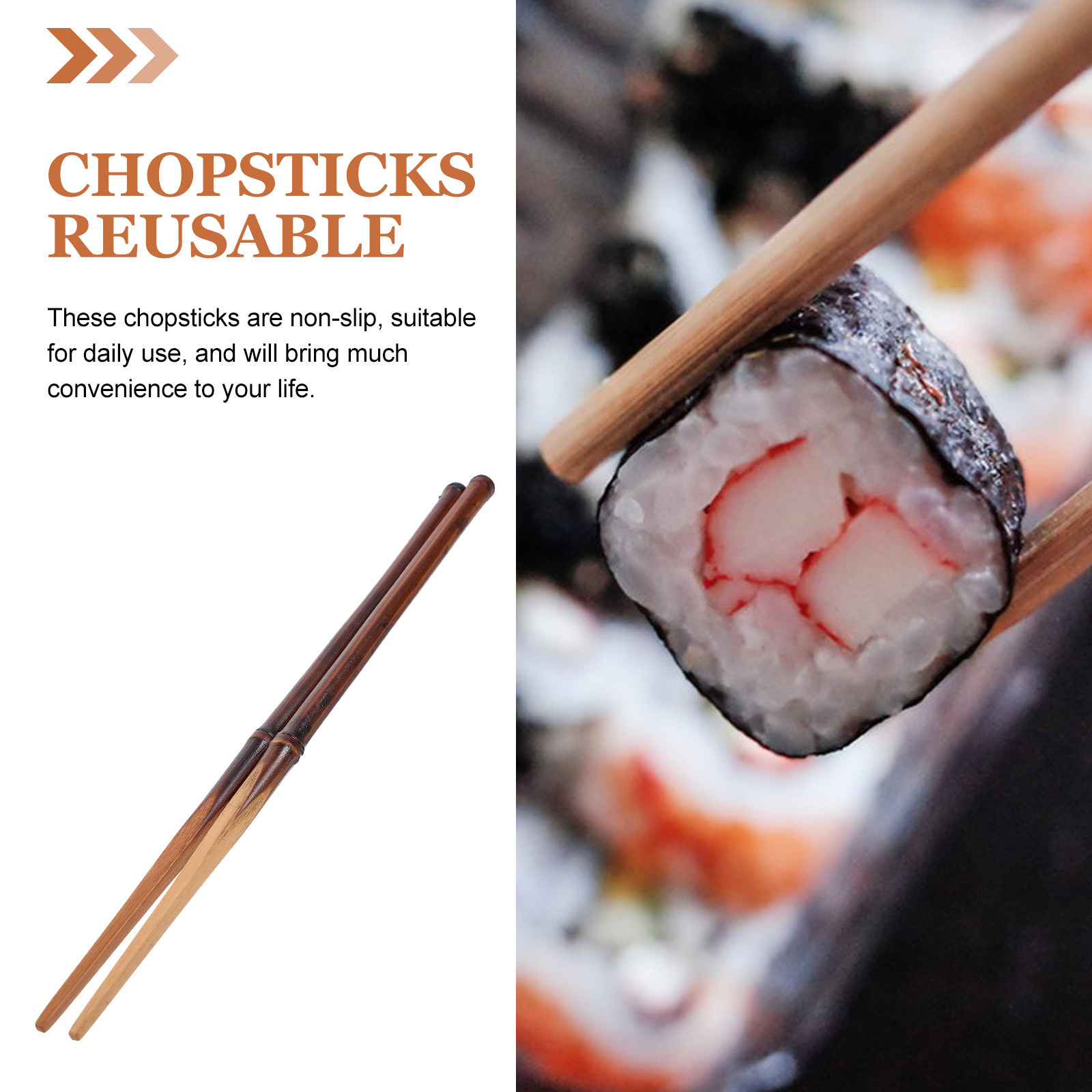 1 Paar Rutschfeste Bambus-Esss – Home Cooking Japanese Food Bewertung und Preis