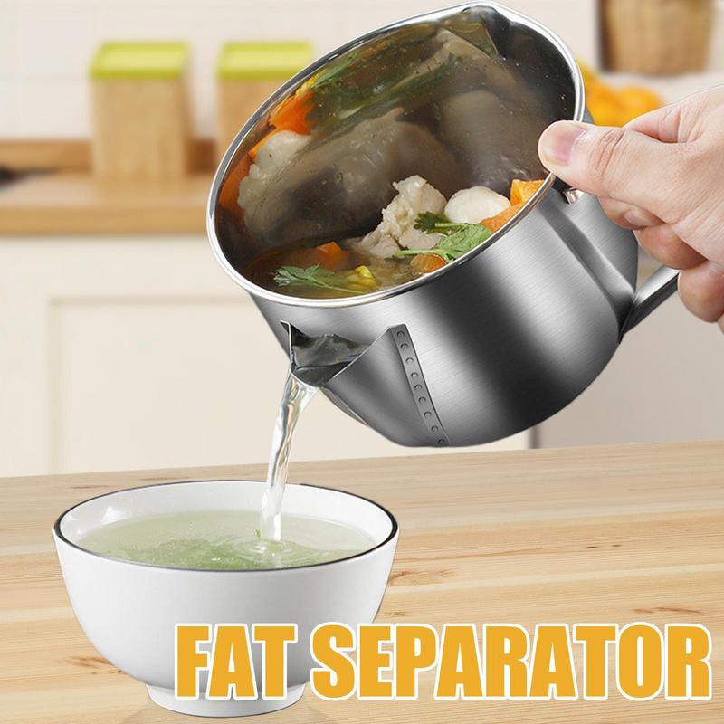 Edelstahl Suppe Schüssel Soße  – Home Cooking Oil Filter Bewertung und Preis