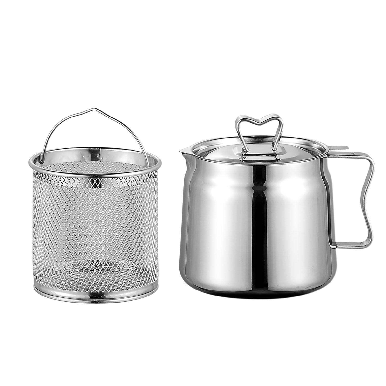 Fritteusen-Set aus Edelstahl m – Home Cooking Oil Filter Bewertung und Preis