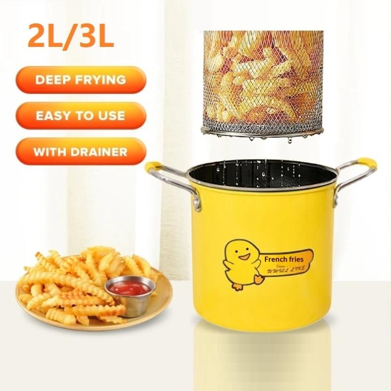 2/3L Fritteusentopf aus Edelst – Home Cooking Oil Filter Bewertung und Preis