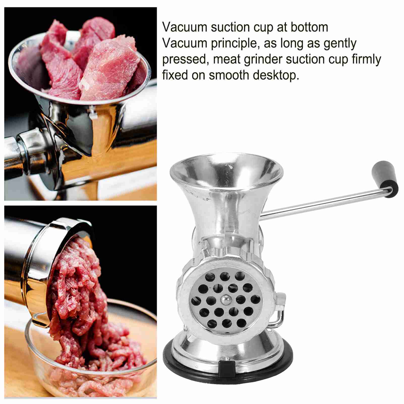 Manuelle Fleischwolf Silber Al – Home Cooking Utensils Bewertung und Preis