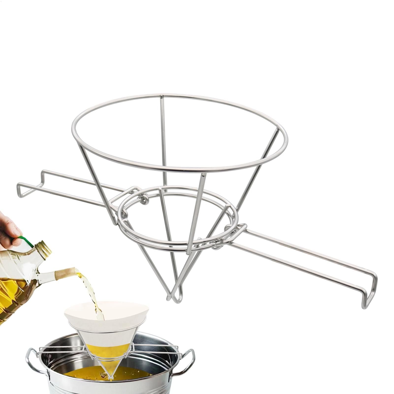 Fritteusenfilterständer, Halte – Home Cooking Oil Filter Bewertung und Preis