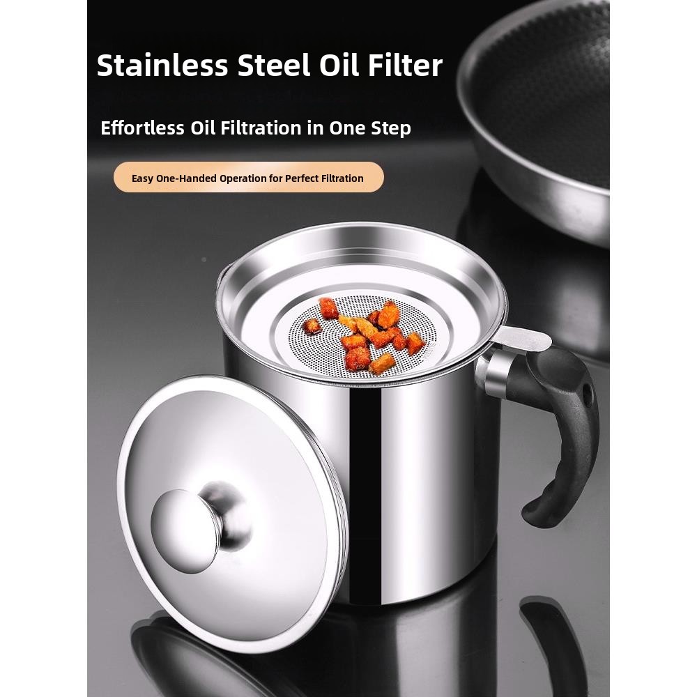 Edelstahl Ölfilterflasche Küch – Home Cooking Oil Filter Bewertung und Preis